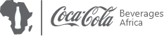 SIMONSAYS DIGITAL AGENCY Coca-Cola Beverages Africa logo featuring a silhouette of Africa and brand name in stylized font.